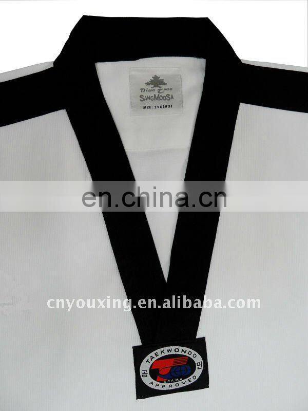 Deluxe TKD Uniform Taekwondo gi/ Martial Arts Uniform- poly+cotton