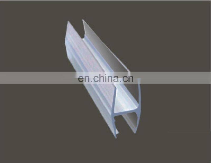 180 degree PVC waterproof joint seal for 8mm, 10mm thick glass door and shower door