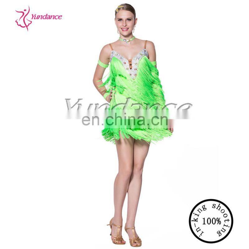2016 Hot Latin Bar Fashion Latin Dance Dress L-14125