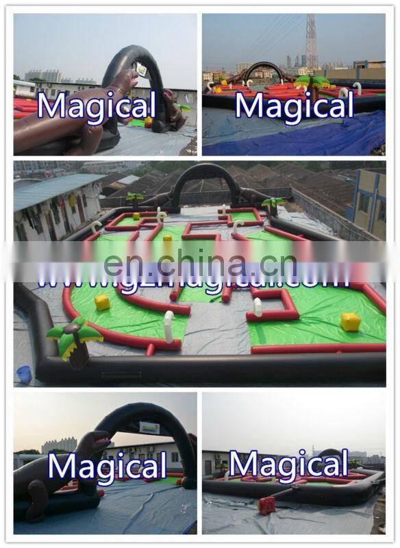Dinosaur inflatable mini golf / mini golf