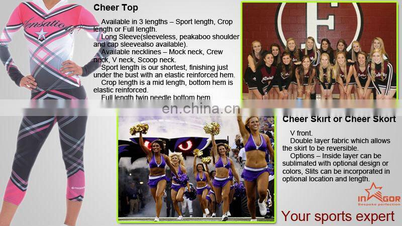 Wholesale customized cheerleading dance uniform