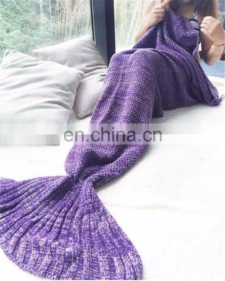 Manufactory walmart alibaba textile stock wholesale mermaid tail blankets warm winter blanket