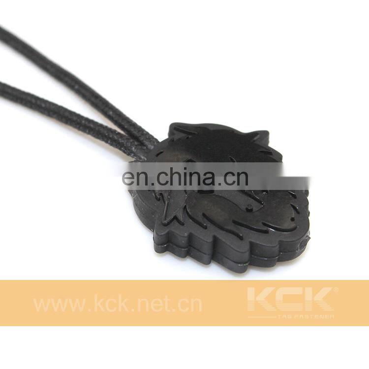 Apparel zipper pulls , personalized Cord Motorcycl Silicone Zipper Pulls