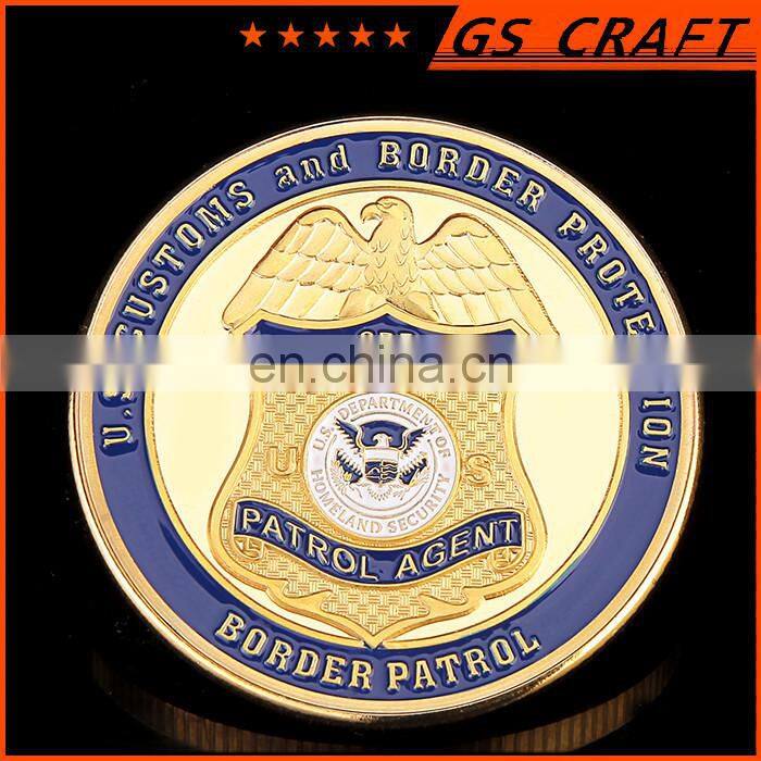 3D gold plated metal two sides gold coin/sliver coin/bronze coin