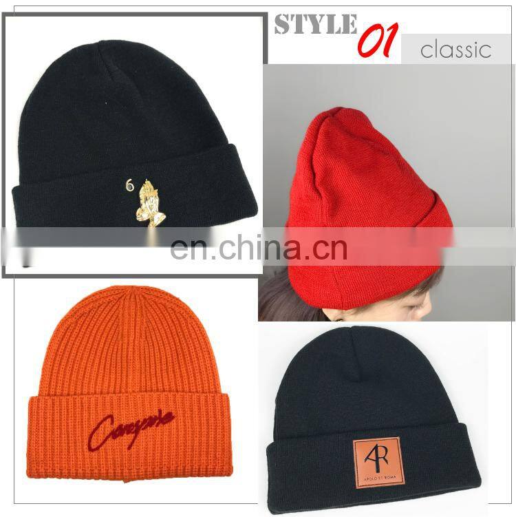 wholesale Colorful slouch Beanies Knitted Beanie /Custom Beanie Hats/winter knitted hat