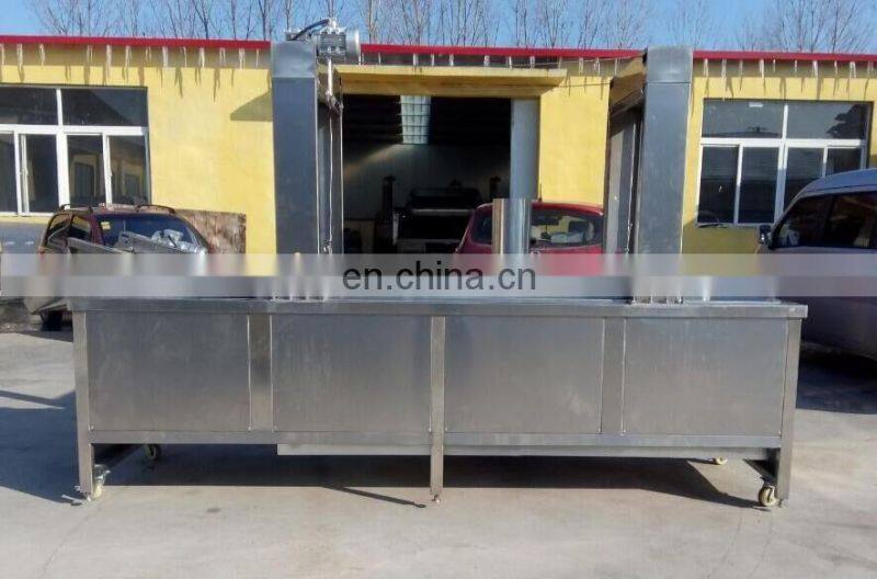 Snacks food fryer machine Potato chips automatic continuous frying machine Peanut frying machine