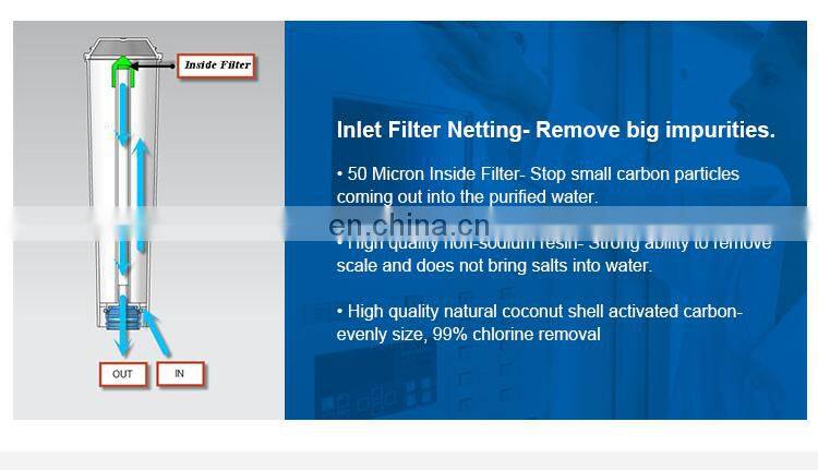 top grade coconut shell coffee machine water filter cartridge