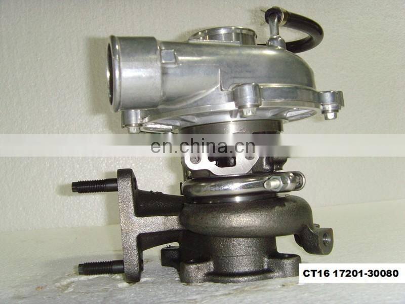Cars spare parts CT16 Turbocharger 17201-30120 17201-30080 used for Toyota Land Cruiser Hiace Hilux vigo d4d 2.5l 2kd-ftv engine