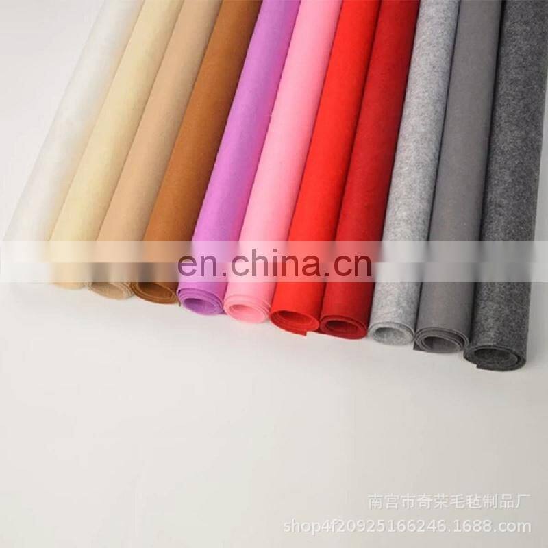 Make-to-order Color Needle Punched Polyester Nonwoven Fabric Cloth Felt