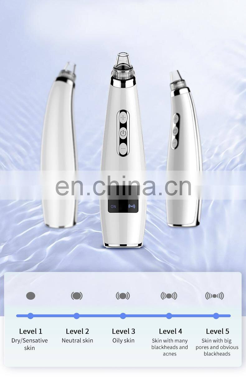 Popular Facial Beauty Blackhead Remover Tool Kit Stock Blackhead Removal with Advanced Vacuum Technology