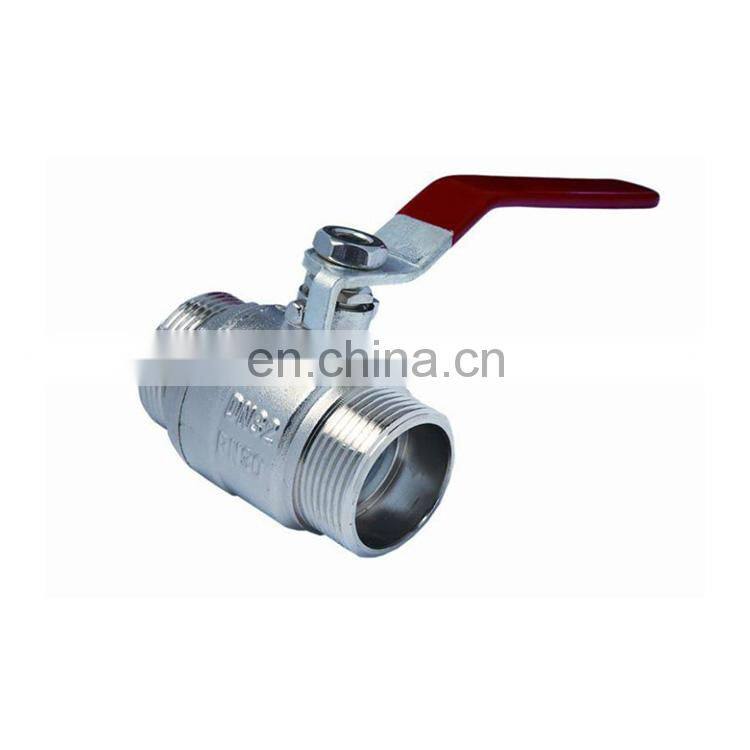 Medium pressure 1/4"- 4" hydraulic brass ball valve