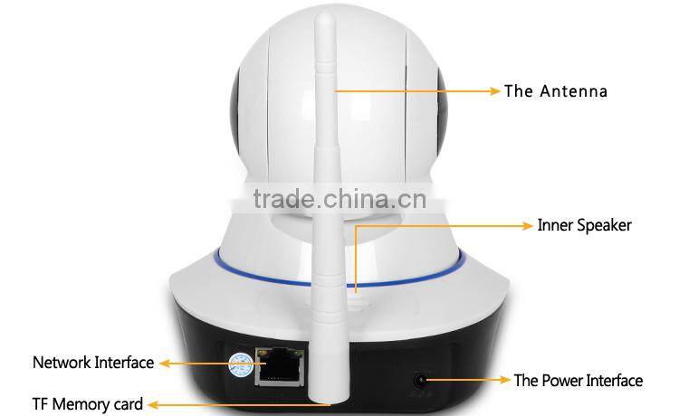 100% secure New Products Wireless Camera With Network Alarm CMOS Sensor Night Vision WIFI Home Security