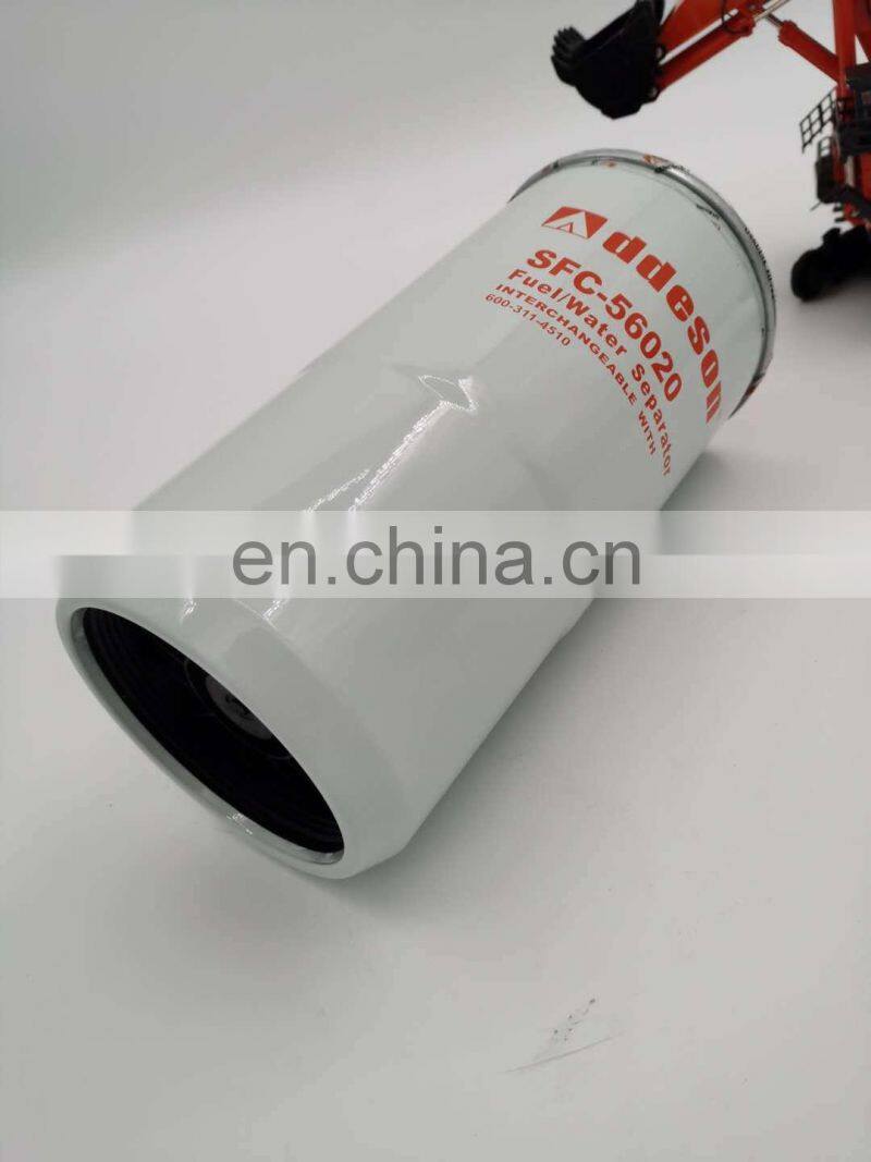 excavator parts fuel-water separator 600-311-4510 for pc400-7 best price  construction parts