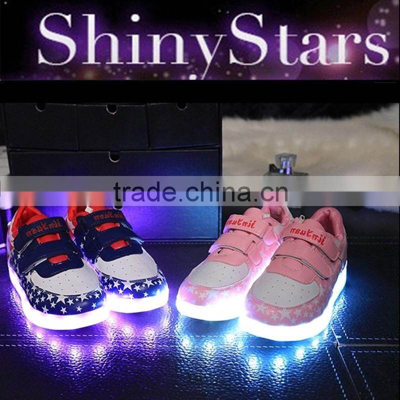 LED kids shoes, LED luminous lighting shoes sneaker for kids, LED light up kids shoes