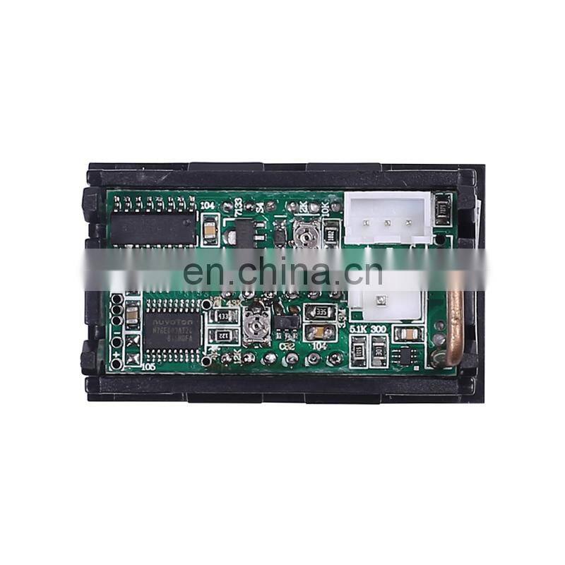 4 Bit Digital Voltmeter Ammeter DC 200V 10A Red Blue LED Dual Display Voltage Amp Panel Meter 12v 24v Car Current Monitor Tester