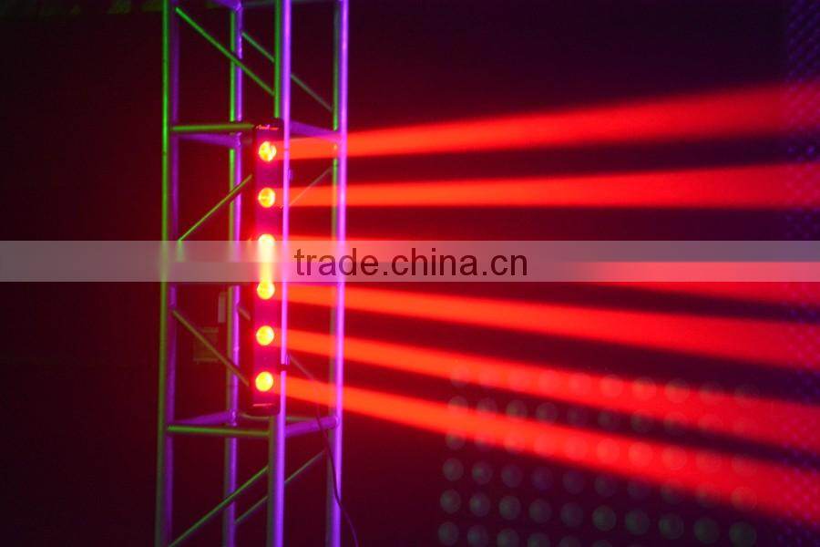 Stage light 6pcs*10w rgbw four in one led pixel beam moving bar light