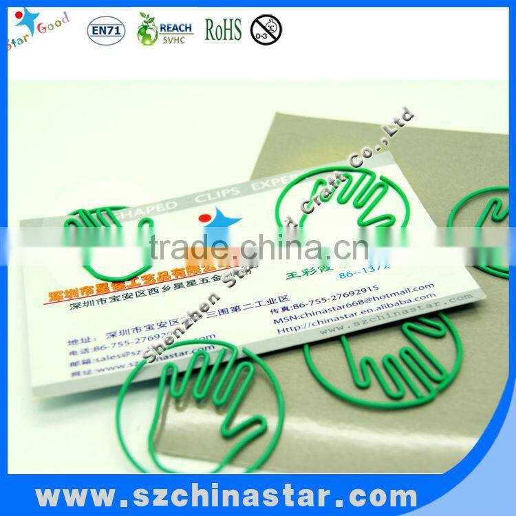 High strength palm paper clips