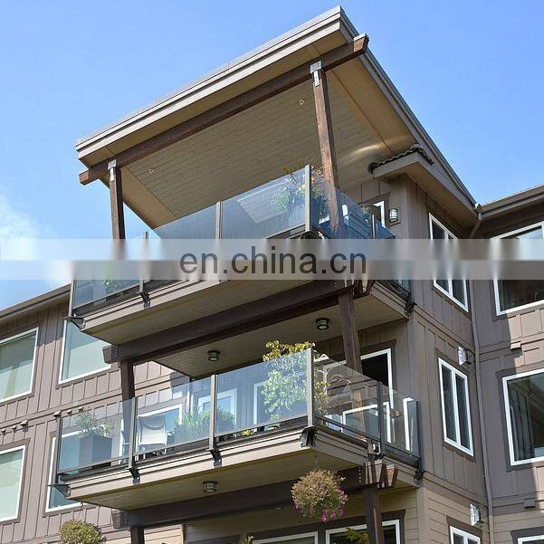 Aluminum alloy stair glass railing prices for Philippines market