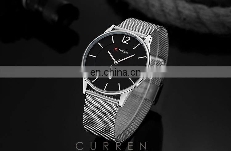New Curren 8231 Men's Calendar Watches Ultra Thin Man Quartz Watch