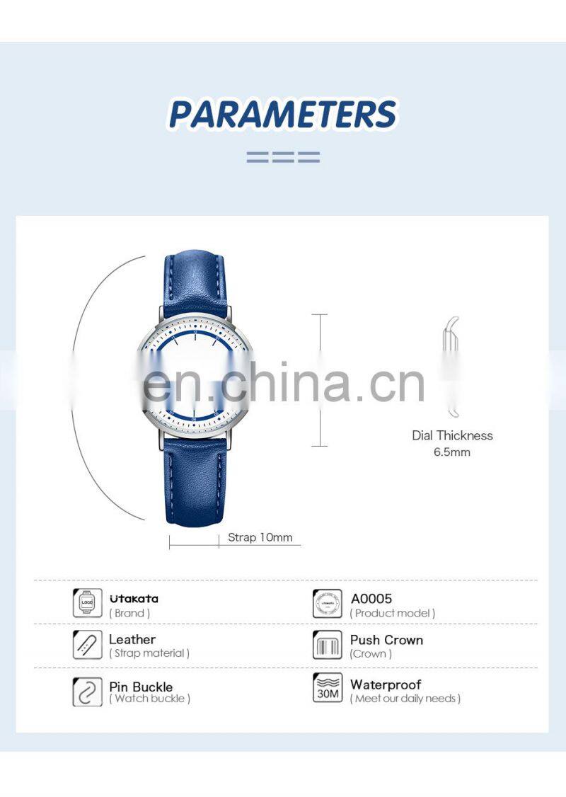 UTAKATA Minimalist Unisex Watches Kids Watch Factory Wholesale Watch Girls A0005