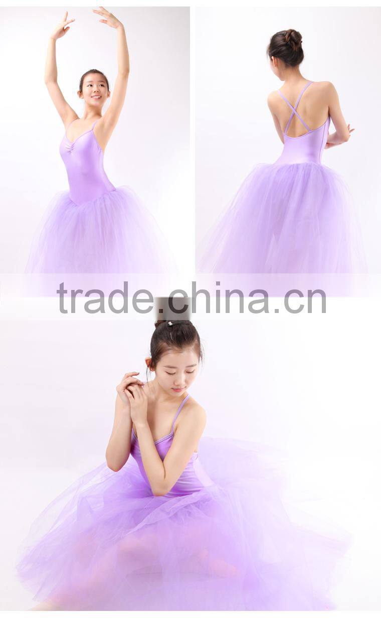 Ballet Dance Classical Romantic Tutu, Ballet Classical Leotard with Long Skirt, Dance Costume (RT4180)