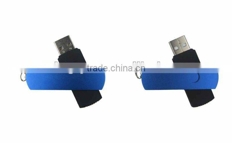 Silver swivel usb stick metal clip usb drive