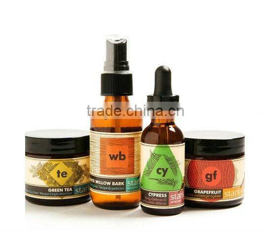 Waterproof and oil bottle label