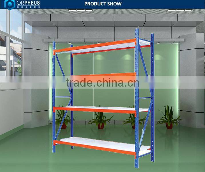Henan manufacture of supermarket heavy duty shelfs 4 layer metal storage racks