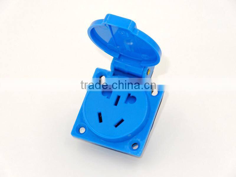 High grade waterproof Super Tough Nylon AU/EU/US waterproof socket outlet receptacle