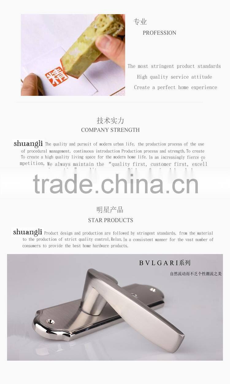 High secutity medium size zamak door handle