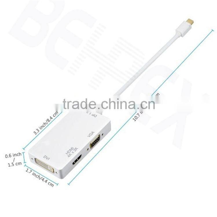 High Quality Type C to DVI VGA DP adapter USB Hub