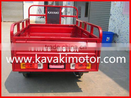 KAVAKI Three Wheel Mini Cargo Truck With Delivery Box Engine Powered