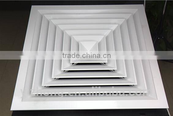 Aluminum extrusion profile for air grille
