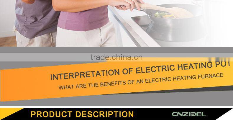 Double electric hot plate with solid cast iron heating element 2500W CNZIDEL