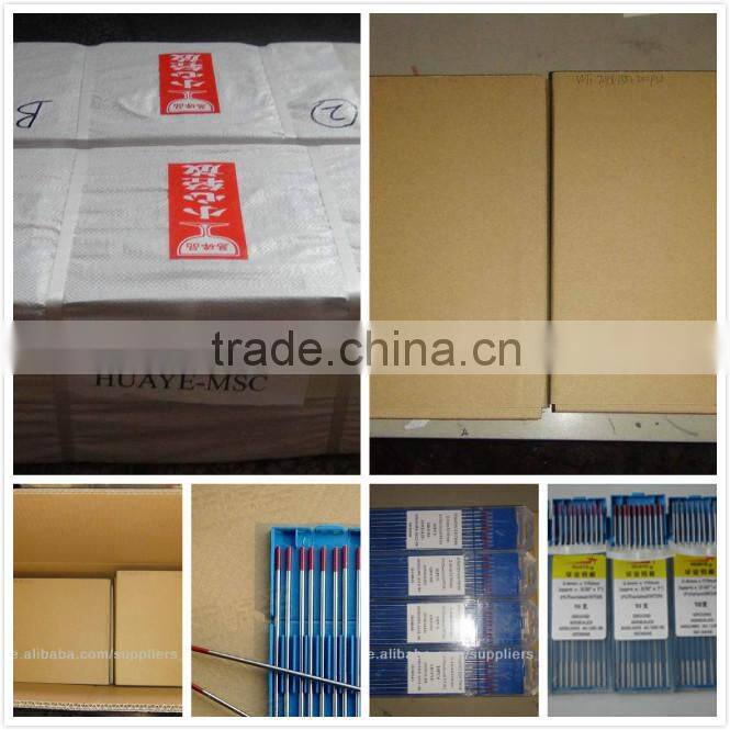 WL10 Black Head Lanthanated Tungsten Electrodes With Good Capacity