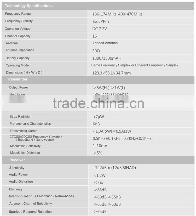 CT-504 Cheap Radio Aviation Vhf Walkie Talkie Radio Set With Easy Operation