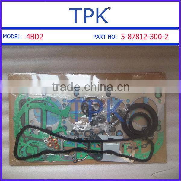 Isuzu 4BC2 Complete Top End Engine Gasket Kit Set, 5-87810-216-5 5-87810-217-3