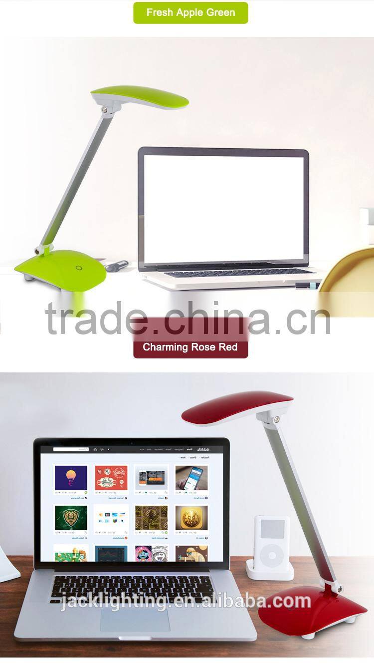 USB Port aluminium 4W Foldable Table Lamp Reading Lamp Work Light JK822T Rechargeable