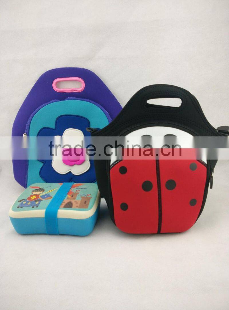 Bamboo fiber biodegradable and eco BPA free children Kids lunch box