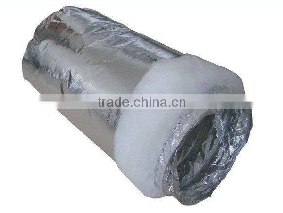 Single Layer Acoustic Insulated Flexible Air Duct for HVAC Systems / Aluminum Flexible Air Duct