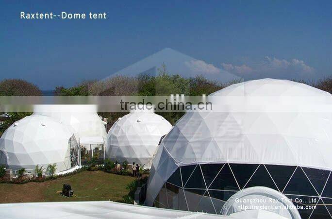 Geodesic dome tent Event dome tent White PVC cover White Dome mode tent for sale