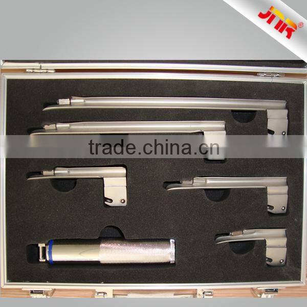 animal laryngoscope with halogen bulb stainless steel