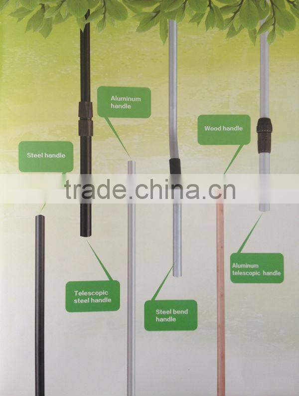 wooden handle snow shovel