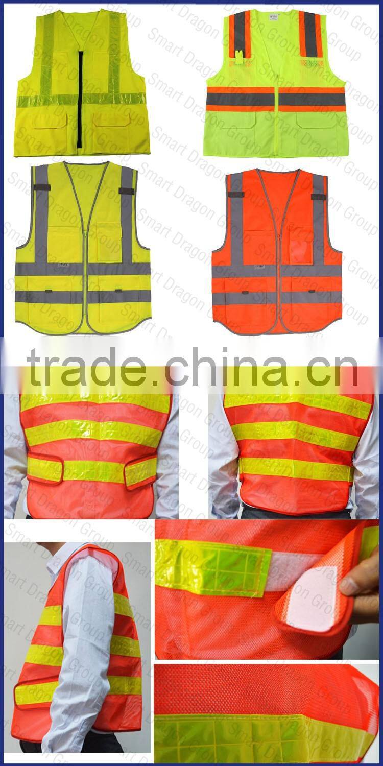 red blue high visibility safety vests wholesale