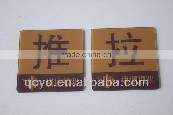 Shenzhen fashion elegant acrylic door sign holder