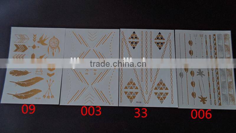 YS metallic tattoo Flash tattoo wholesale