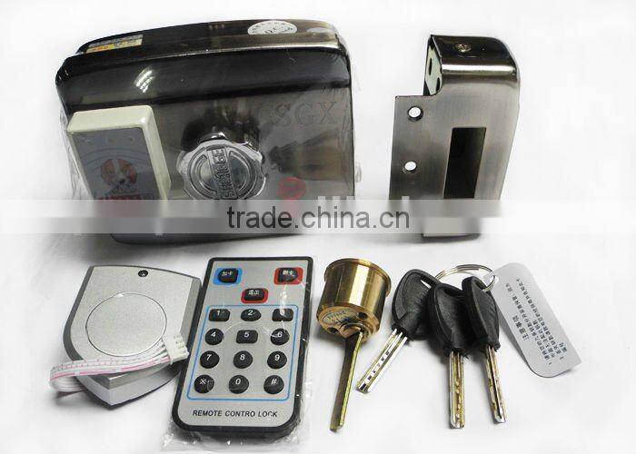 Double cylinder Mute integration brainwave lock support remote contro and smart card PY-EL16