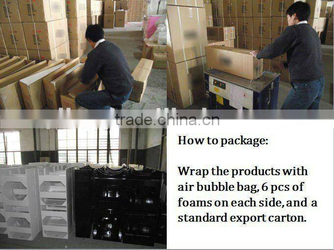 Hot sell White floor-mounted tall bathroom corner cabinet