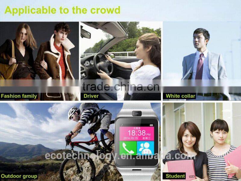 APLUS Cheapest Smart bluetooth watch GV18 with NFC camera wristWatch SIM card Smartwatch for iPhone6 Samsung Android Phone watch