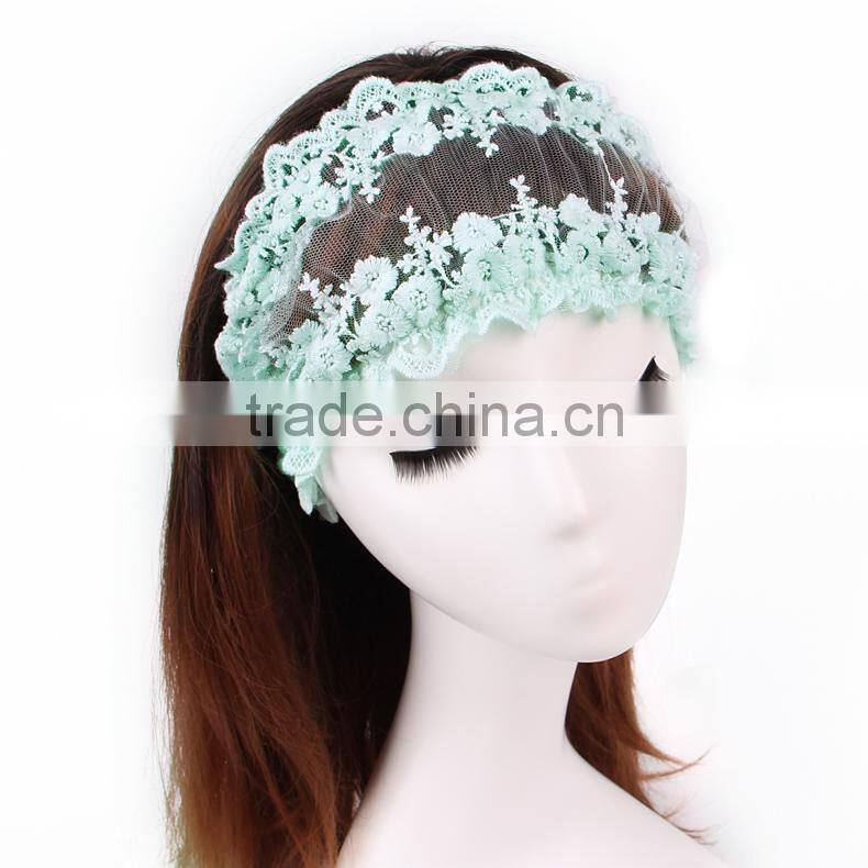 with 11 years manufacture experience design elastic hair bands head wrap for makeup